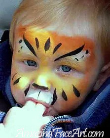 032 - Tiger Face Painting