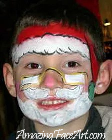 104 - Santa Claus Face Painting