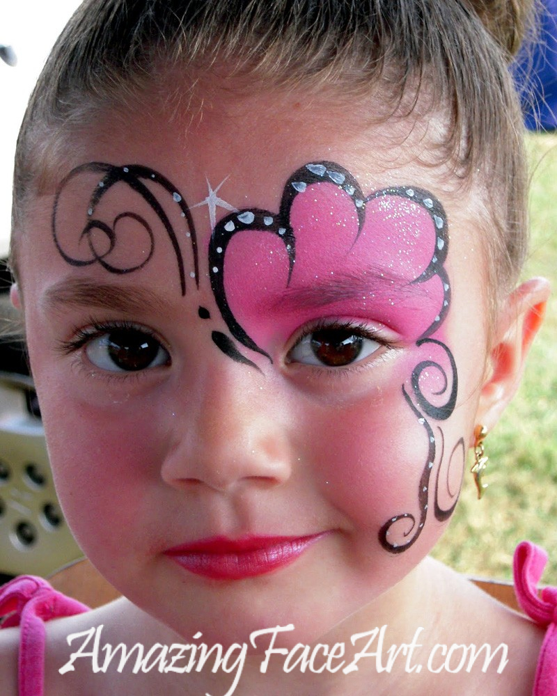 butterfly face painting in CT